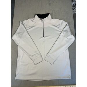 Nike Golf Dri-FIT Quarter Zip Pullover Gray Black XL Standard Fit